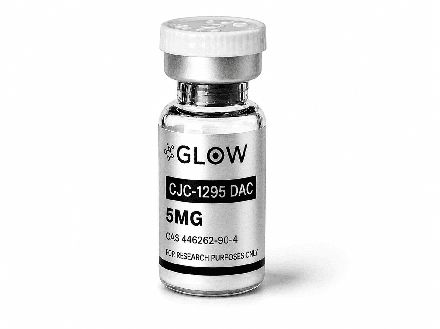 Glow Peptides CJC-1295 DAC 5mg research peptide shipped from Canada
