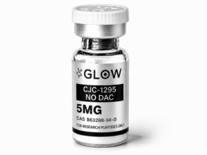 Glow Peptides CJC-1295 No DAC 5mg research peptide shipped from Canada
