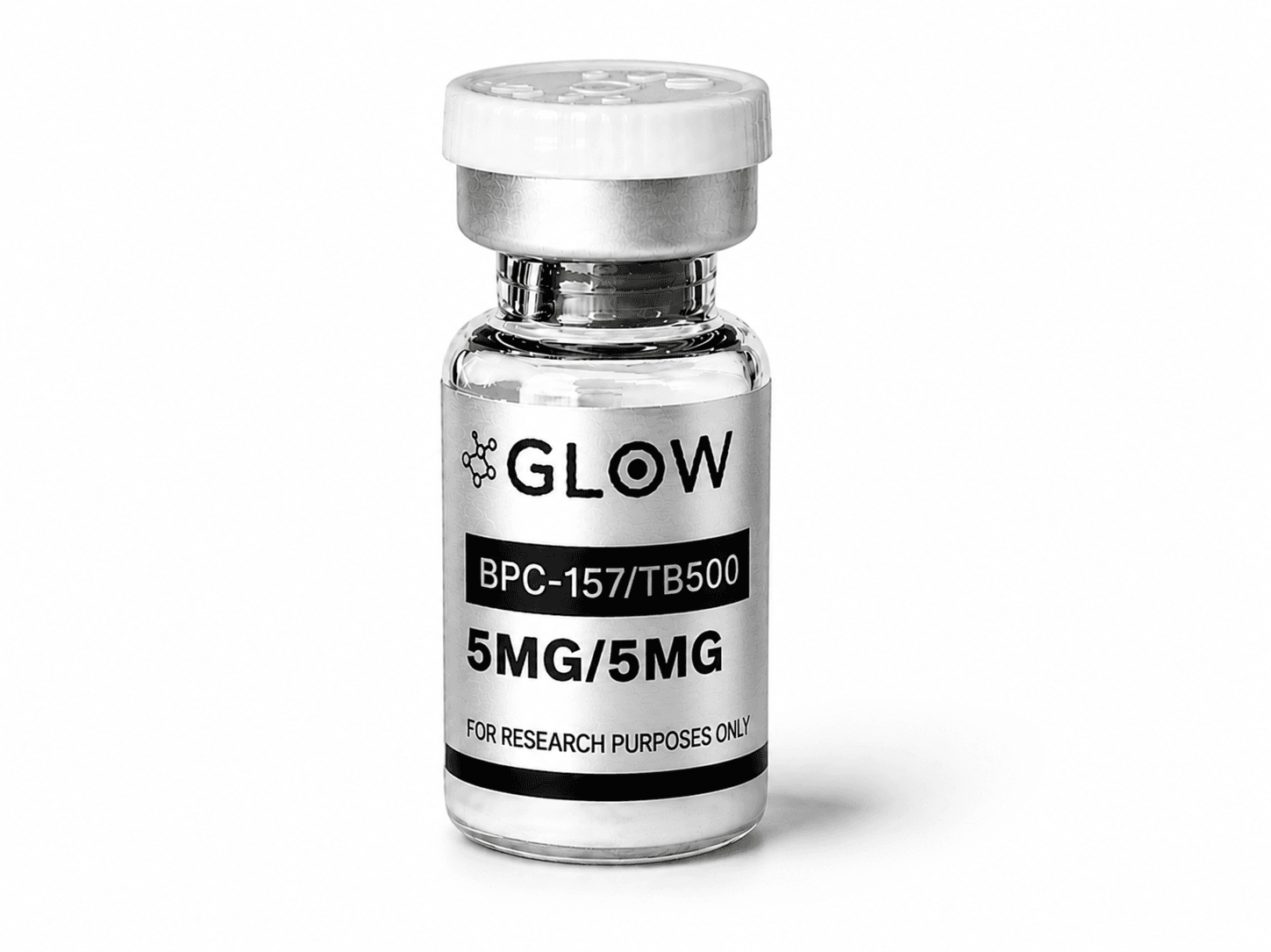 Glow Peptides BPC-157 TB-500 5mg research peptide blend shipped from Canada Wolverine Stack